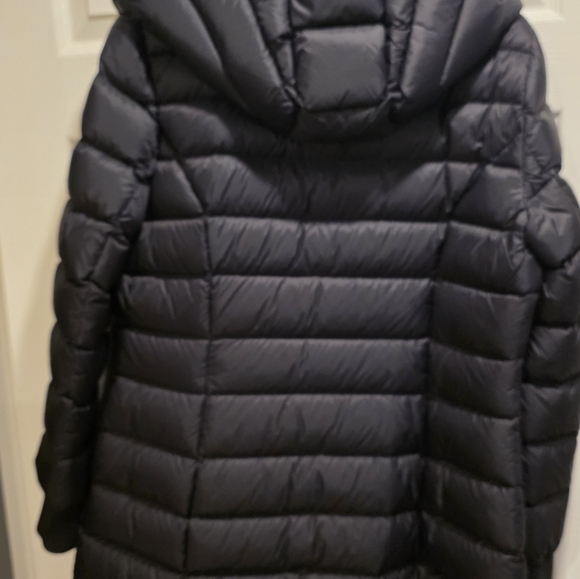 Soia & Kyo Black Hooded Down Puffer Coat Size XL - Picture 5 of 7